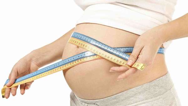 беременность вес