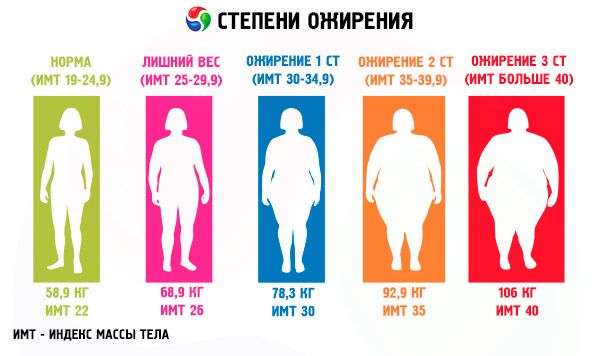 Ожирение 2 степени