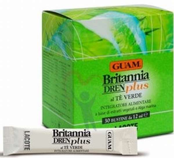 Биологически активная добавка GUAM с дренажным эффектом DREN PLUS, содержащая зеленый чай